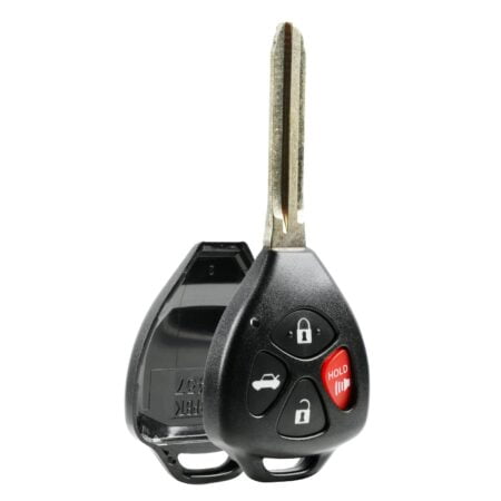 Key Fob Keyless Entry Remote Shell Case & Pad fits Toyota 2008-2013 Avalon / 2007-2011 Cam - Image 2